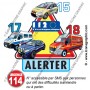 L'AUTOCOLLANT ALERTE