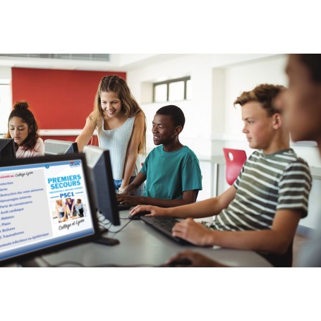 La formation en ligne aux premiers secours PSC1 - spécial collèges et lycées