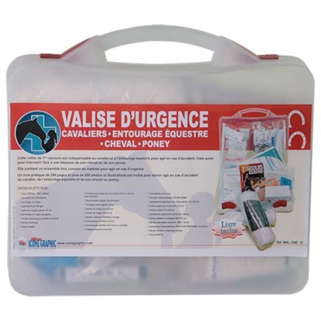 LA VALISE D'URGENCE : 1ERS SECOURS CAVALIER, CHEVAL ET PONEY