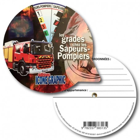 LE DISQUE DES GRADES SAPEURS-POMPIERS