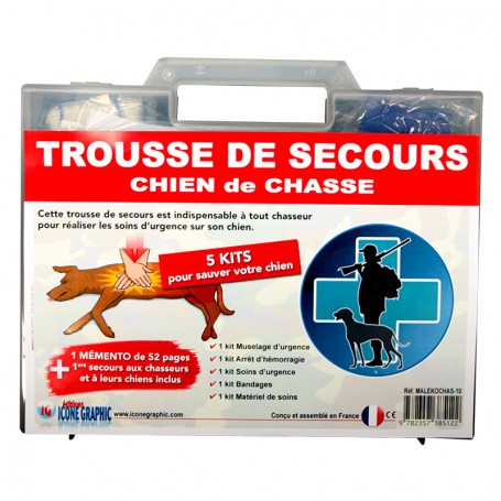 Trousse de secours chien de chasse