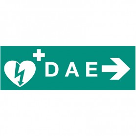 SIGNALÉTIQUE D.A.E. 30 x 10 cm