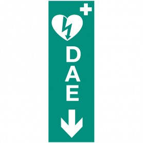 SIGNALÉTIQUE D.A.E. 10 x 30 cm