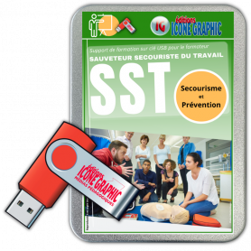 Clés USB SST de formation - Sauveteur Secouriste du Travail - Version 2020