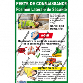 L'AFFICHE DETAILLEE : PERTE DE CONNAISSANCE