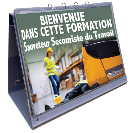 CHEVALET PEDAGOGIQUE : SAUVETEUR SECOURISTE DU TRAVAIL - S.S.T.