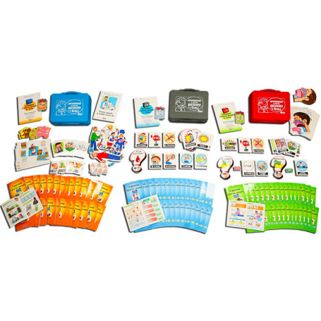 LE LOT DE MALLETTES : APPRENDRE A PORTER SECOURS - CYCLES 1, 2 ET 3