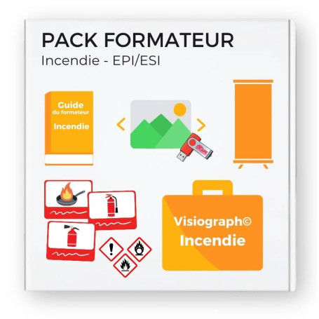 Pack complet pour le formateur en incendie - extincteur et équipier de première et seconde intervention