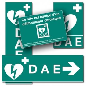 LE KIT SIGNALÉTIQUES D.A.E.
