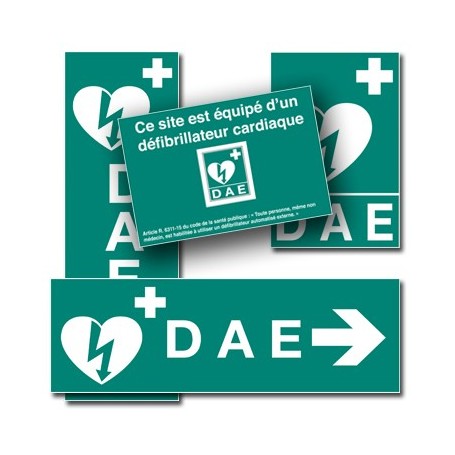 LE KIT SIGNALÉTIQUES D.A.E.